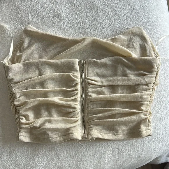 Off White Corset Top - Picture 3 of 4